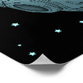 Harp Player Gifts Girls Harpist Gift Women Harp Poster (Hoek)