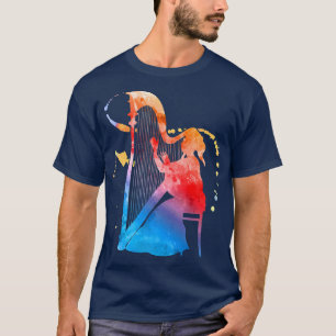 Harp Player Harpist Musician Music Instrument Harp T-shirt