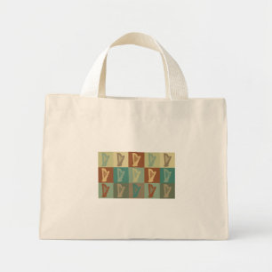 Harp Pop Art Mini Tote Bag