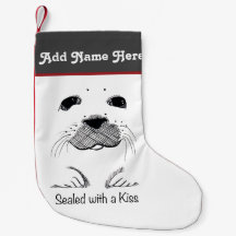 Harp Seal Pup Verzegeld met een Kus