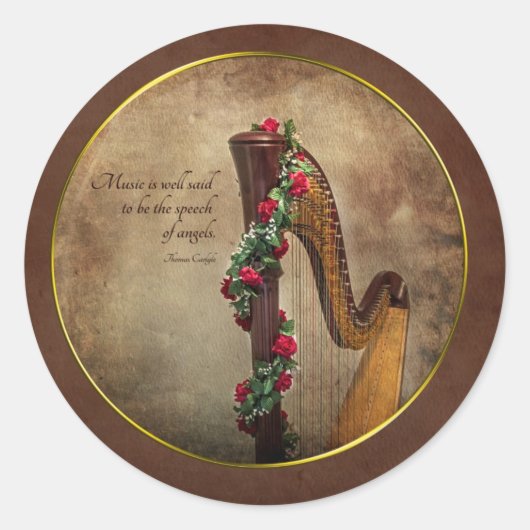 Harp Sticker (Voorkant)