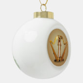 HARP THEME KERAMISCHE BAL ORNAMENT (Links)
