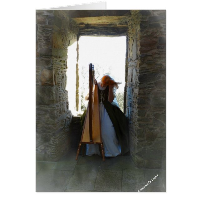 Harp van de vorige blanco kaart (Voorkant)