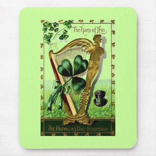 Harp van Erin Mousepad Muismat (Voorkant)
