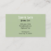 Harp Visitekaartje (Achterkant)