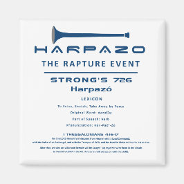 Harpazo Rapture Event Magneet