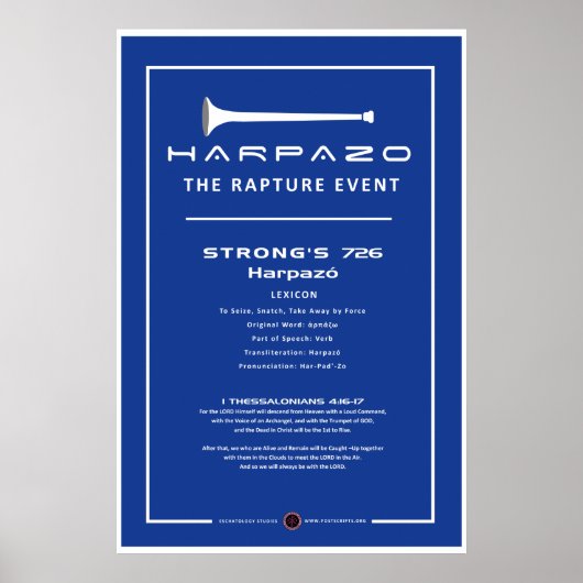 Harpazo Rapture Event Poster (Voorkant)