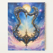 Harpe céleste au clair de lune – Art de fantasy co (Dos)