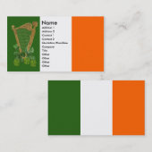 Harpe des cartes de visite Tara (Devant / Derrière)