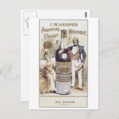 Harper Americas Finest Whiskey Briefkaart (Voorkant / Achterkant)
