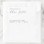 Harper Chai Latte Style Matte Candle Label (Tas)