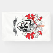 Harper Family Crest Coat of Arms Spandoek (Horizontaal)