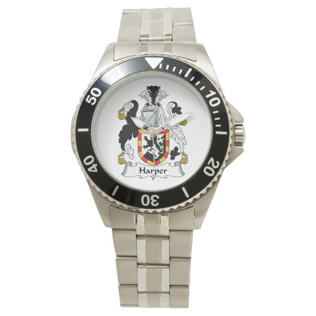 Harper Family Crest Horloge (Voorkant)