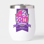 Harper letter H crest pink unicorn name meaning (Avant)