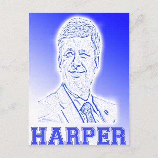 Harper Logo Briefkaart (Voorkant)