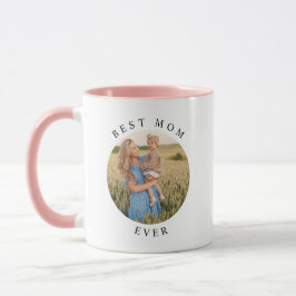 HARPER Modern Round Foto Best Mama Ever Coffee Mok
