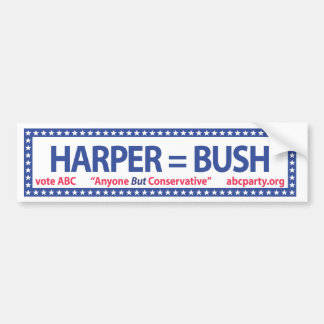 Harper = Struik bumper sticker