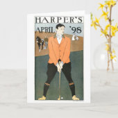 Harper's 98 Golf carte pour notes (Fleur jaune)