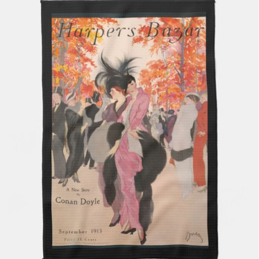 Harper's Bazaar fall fashion 1913 art deco Theedoek