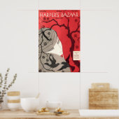 Harper's Bazaar mars 1933 AFFICHE IMPRIMÉE A2 Vint (Cuisine)