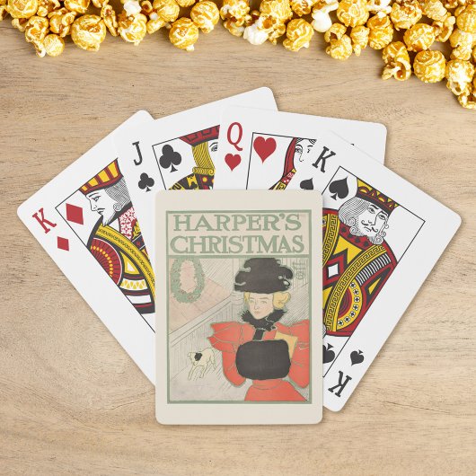  Harper's Christmas 1896 Pokerkaarten