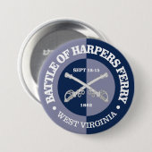 Harpers Ferry (B&G) Ronde Button 7,6 Cm (Voorkant /achterkant)