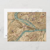  Harpers Ferry Civil War Map (1862) Briefkaart (Voorkant / Achterkant)