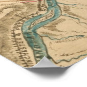 Harpers Ferry Civil War Map (1862) Poster (Hoek)
