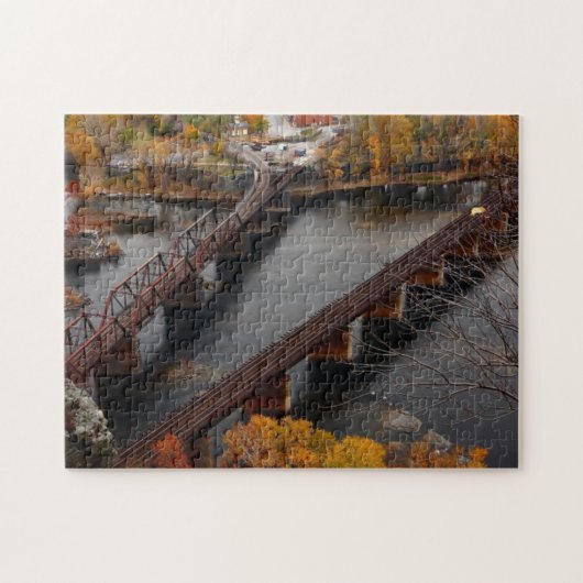 Harpers Ferry in de Herfst Legpuzzel (Horizontaal)