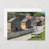 Harpers Ferry, West Virginia Briefkaart (Voorkant / Achterkant)