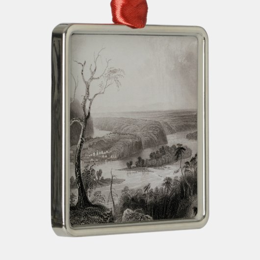 Harpers Ferry, West Virginia Metalen Ornament (Rechts)