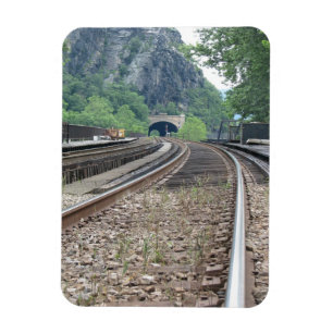 Harpers Ferry WV Railroad Trails Magnet