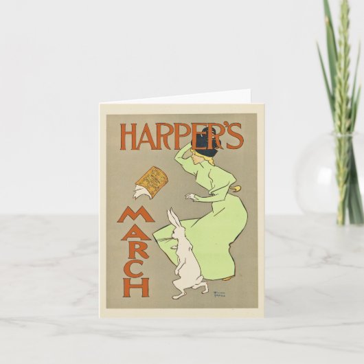 Harper's March note card Kaart (Voorkant)