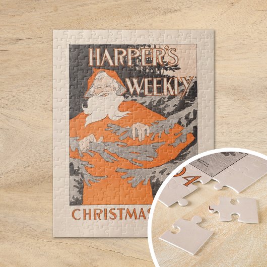 Harper's Weekly Christmas 1894 Legpuzzel