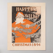 Harper's Weekly Christmas 1894 Poster (Voorkant)