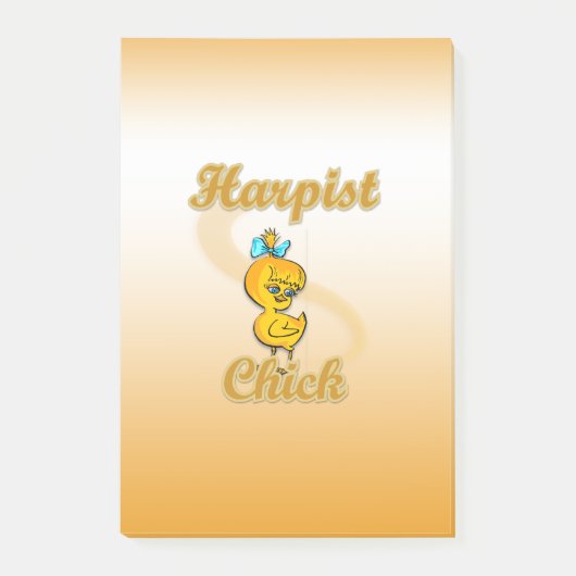 Harpist Chick Post-it® Notes (Voorkant)