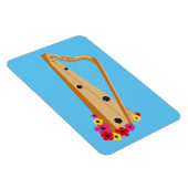 Harpist Floral Harp Magneet (Rechterzijde)