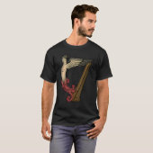 Harpist Music T-shirt (Voorkant volledig)