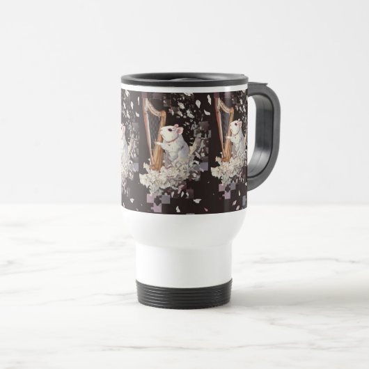 Harpist Rat Mug – Aesthetic Minimal Art (Devant droit)