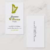 Harpist Visitekaartje (Voorkant / Achterkant)