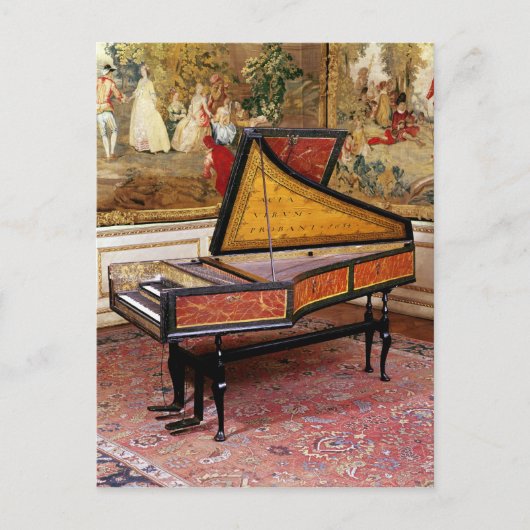 Harpsichord, 1634 briefkaart (Voorkant)