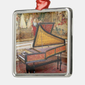 Harpsichord, 1634 metalen ornament (Links)