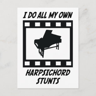 Harpsichord Stunts Briefkaart