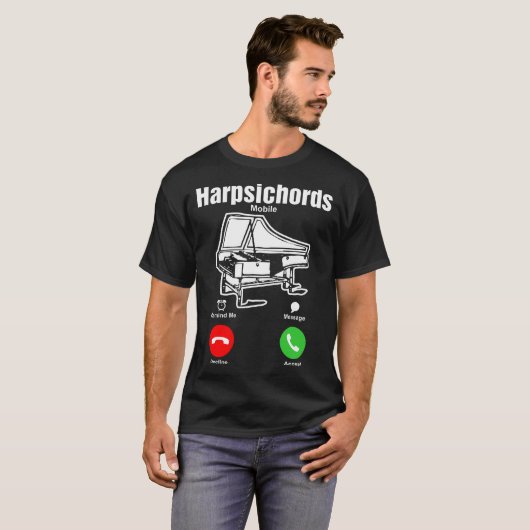 Harpsichords Mobile Tshirt (Voorkant volledig)