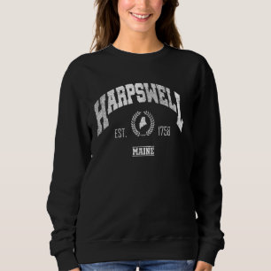 Harpswell ME Maine Throwback Trui