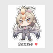 Harpy dans un Sticker de costume (Feuille)