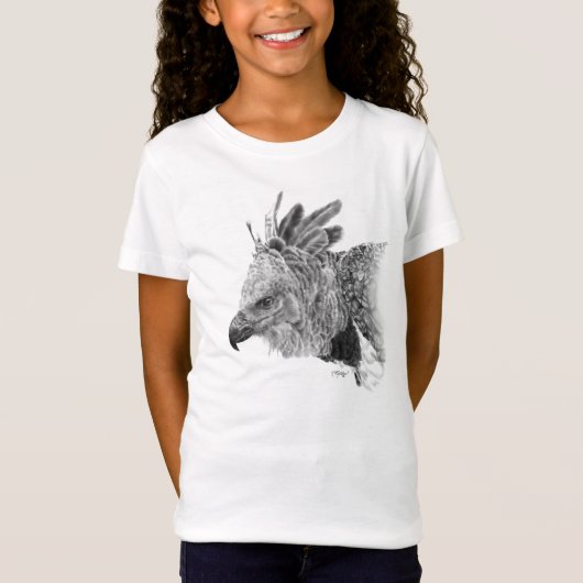 Harpy Eagle Drawing T-shirt (Voorkant)