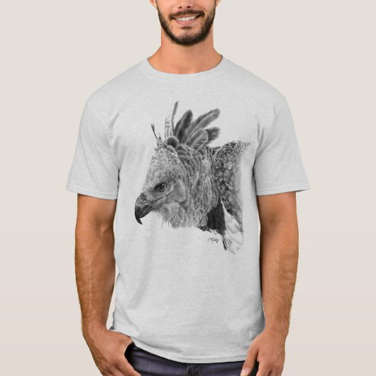 Harpy Eagle Drawing T-shirt (Voorkant)