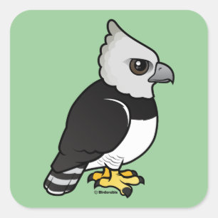 Harpy Eagle Vierkante Sticker
