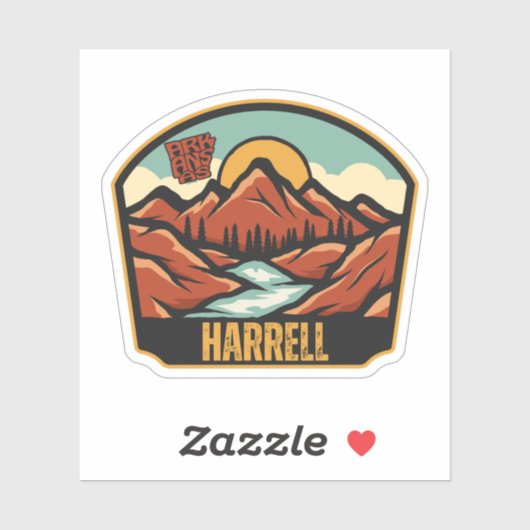 Harrell, Arkansas Sticker (Vel)